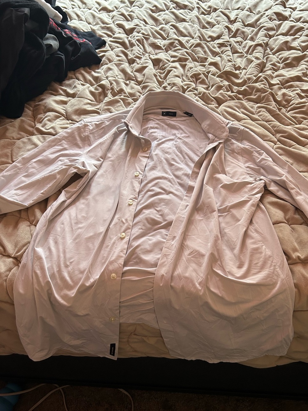Hugo Boss White Long-Sleeve Dress Shirt